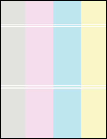 Vertical or horizontal lines | Lexmark CX963