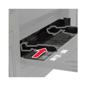 Loading the multipurpose feeder | Lexmark CX922