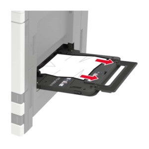 Paper jam in the multipurpose feeder | Lexmark CX921