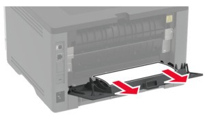 Paper jam in trays | Lexmark MS431