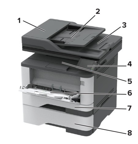 Printer configuration | Lexmark MX431