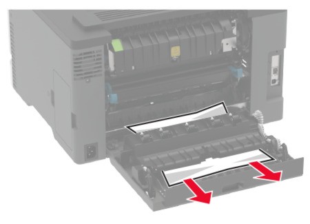 Paper jam in door B | Lexmark MC3224