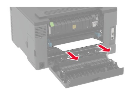 Paper jam in the standard tray | Lexmark CX431