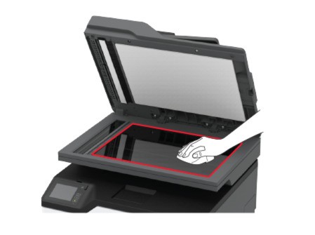 Cleaning the scanner | Lexmark CX431