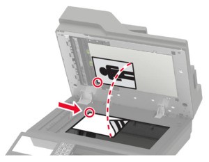 Using the automatic document feeder and scanner glass | Lexmark XC4150