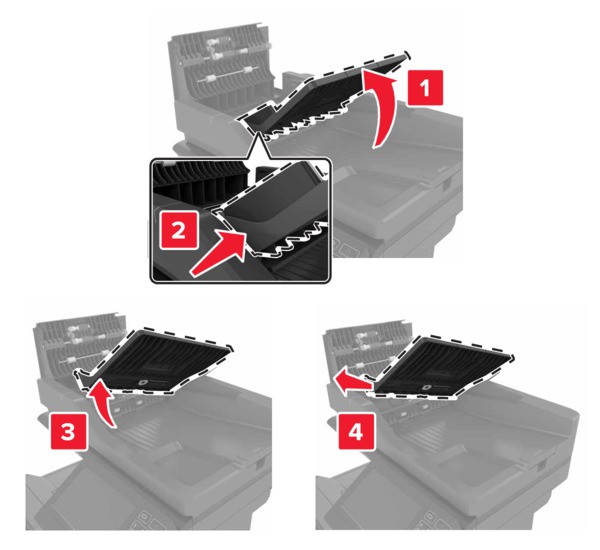 Rairai様　オーダーページ Replacing the ADF input tray | Lexmark XC4140