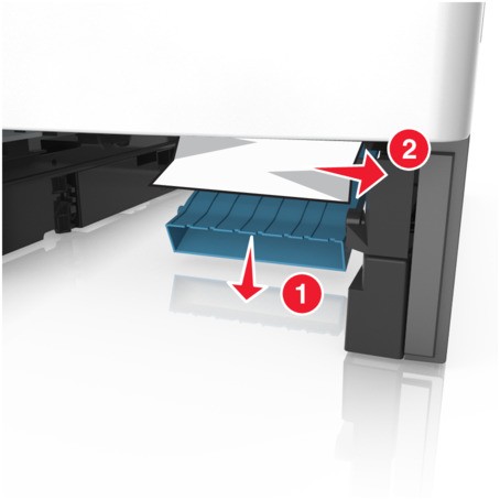 Paper jam in the duplex unit | Lexmark MS810de