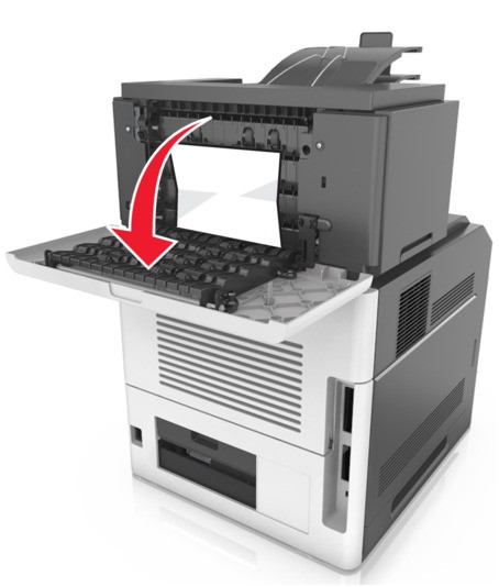 Posta kutusunda kağıt sıkışması | Lexmark MS811