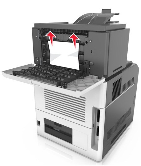 Posta kutusunda kağıt sıkışması | Lexmark MS811