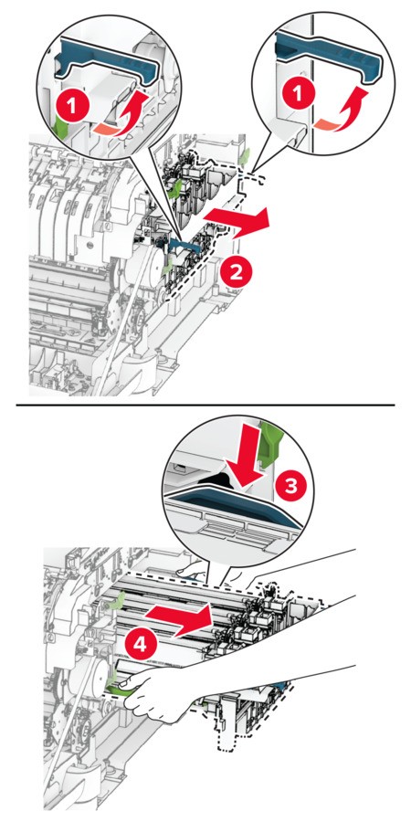 Replacing an imaging kit | Lexmark C2335