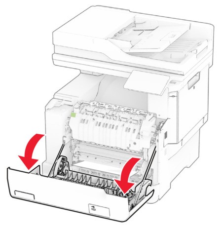 Paper jam in door A | Lexmark CX532