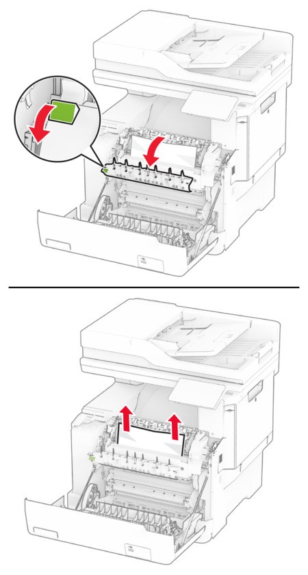 じゃすみんページ Paper jam in door A | Lexmark CX635