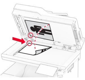 Using the automatic document feeder and scanner glass | Lexmark CX532