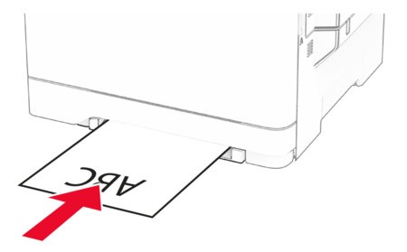 Loading the manual feeder | Lexmark CX532