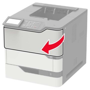 jamページ Paper jam in door A | Lexmark MS823