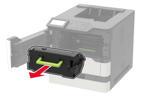 Paper jam in door A | Lexmark MS725
