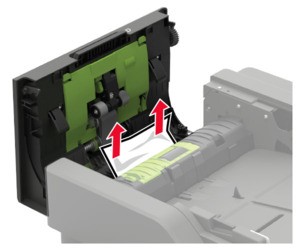 むむページ Paper jam in the automatic document feeder | Lexmark XM7355