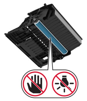 Paper jam in door A | Lexmark MX822