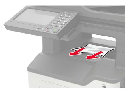 Paper jam in the standard bin | Lexmark XM3250
