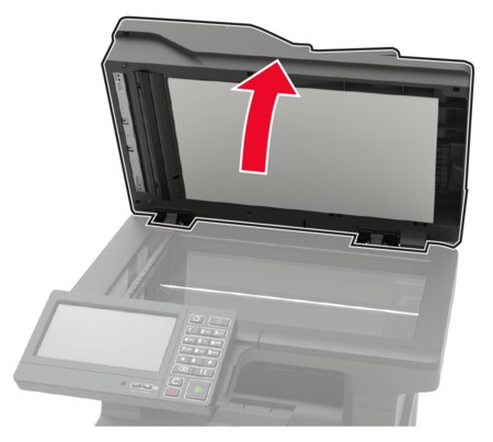 Limpeza do scanner | Lexmark MX622