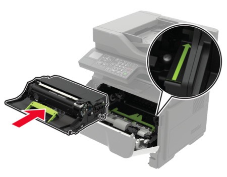 Paper jam in door A | Lexmark MB2338