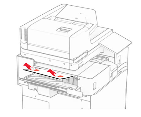 Ramさま確認ページ♡ Delgeçli zımba sonlandırıcıda kağıt sıkışması | Lexmark XC9525