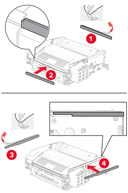 monページ Installing the booklet finisher and folding paper transport