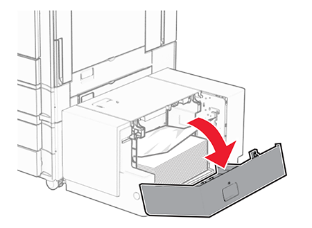 リムリムページ Screen That Appears When a Paper/Staple Jam Has Occurred