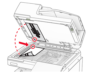 クシュディリページ Using the automatic document feeder and scanner glass | Lexmark CX963