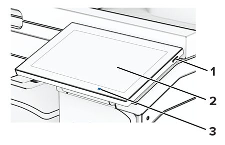 Using the control panel | Lexmark CX963
