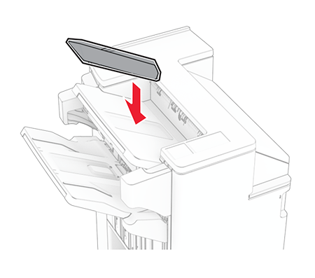 cheonnyeoオーダーページ Replacing the booklet finisher top bin extension | Lexmark MX953