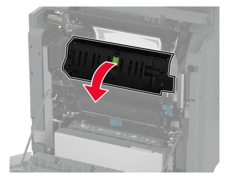 Paper jam in door A | Lexmark C4352