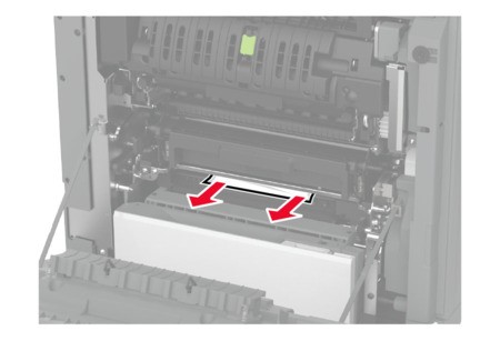 Paper jam in door A | Lexmark C4352