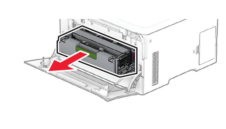 Cleaning the pick tires | Xerox ZC364