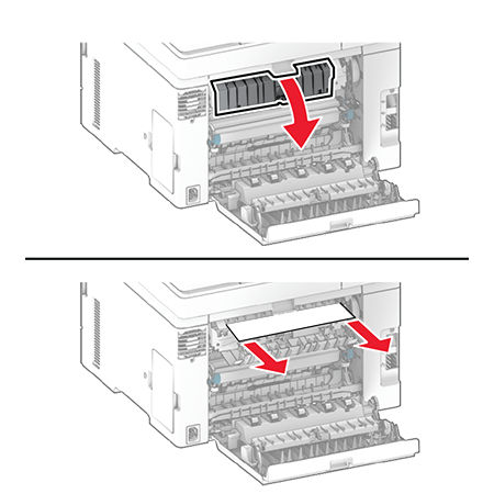 Paper jam in the manual feeder | Xerox ZC364
