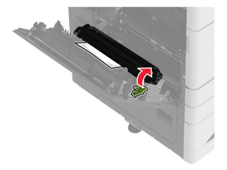 Papierstau in Klappe A | Lexmark CX942