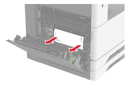 Paper jam in the standard tray | Lexmark CX943