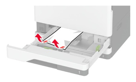 Paper jam in the standard tray | Lexmark CX943