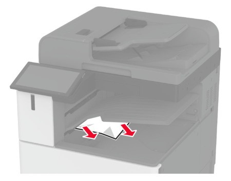 Paper jam in the standard bin | Lexmark CX942