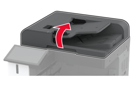 Replacing the scanner glass pad | Lexmark CX944