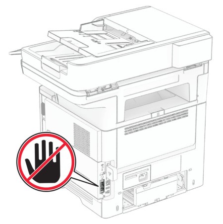Setting up the fax function using analog fax | Lexmark XM3350