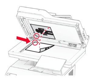 Using the automatic document feeder and scanner glass | Lexmark XM3350
