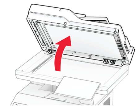 Cleaning the scanner | Lexmark XM3350