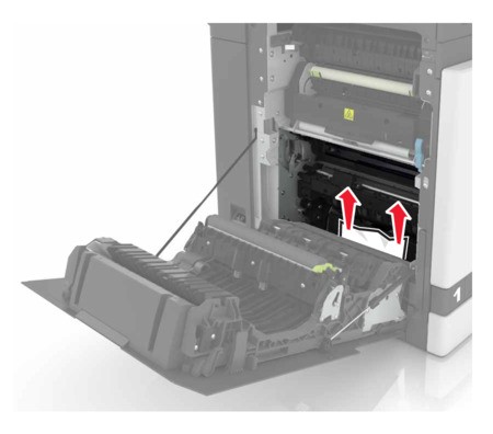 Paper jam in door B | Lexmark CX825