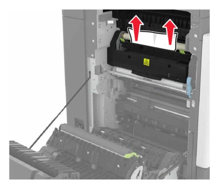 Paper jam in door B | Lexmark XC8155