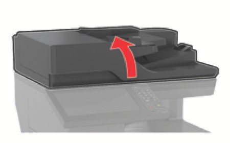 フミ ページ Paper jam in the automatic document feeder | Lexmark CX825