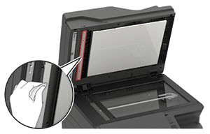 Limpeza do scanner | Lexmark CX522