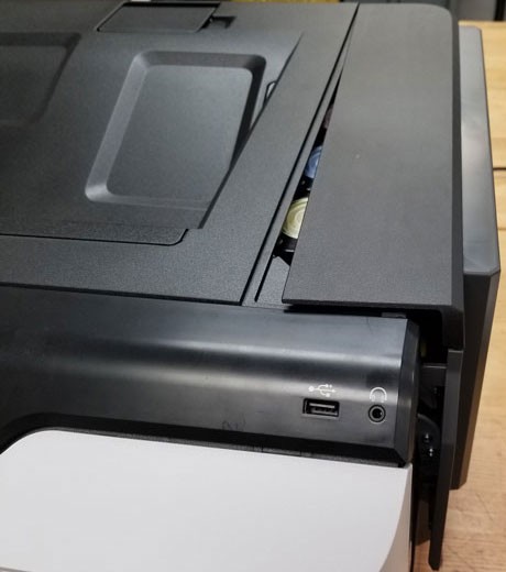 The front part is unlatched.