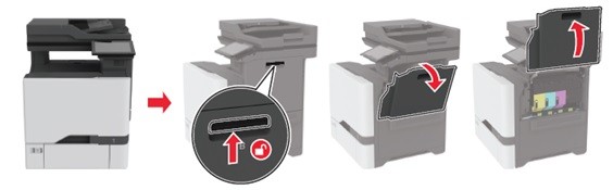 Black backgrounds on all pages check | Lexmark XC4342