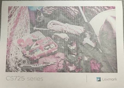 Light and incomplete colored images check | Lexmark C4150